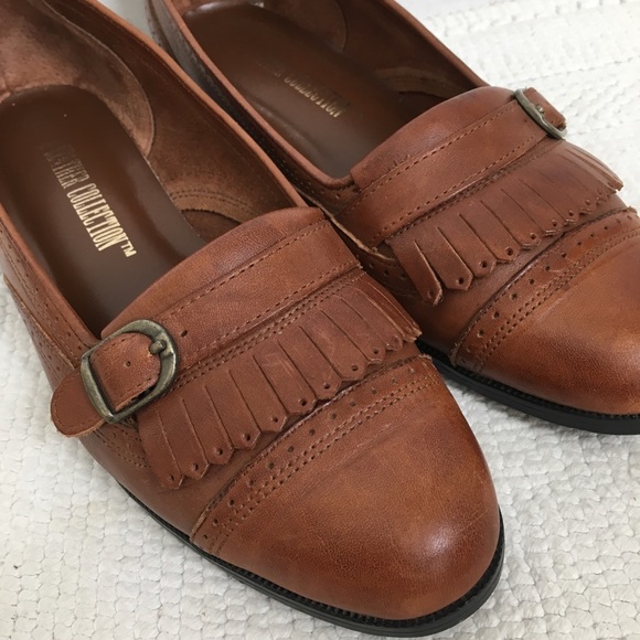 The Leather Collection Shoes - The Leather Collection Vintage Loafers 7.5 - EUC